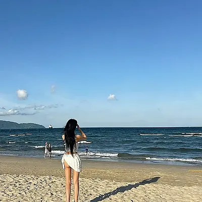 꿈에 그리던 다낭 미케비치에 드디어 발을 내디뎠어요