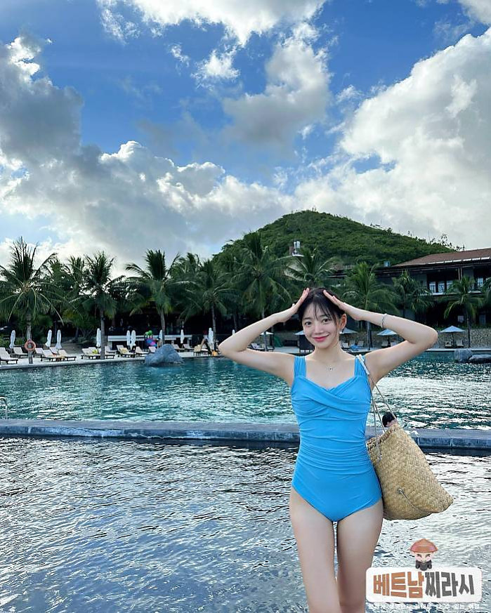 Amiana Resort and Villas Nha Trang 1월 15일 수영 진짜 너무 재밌당