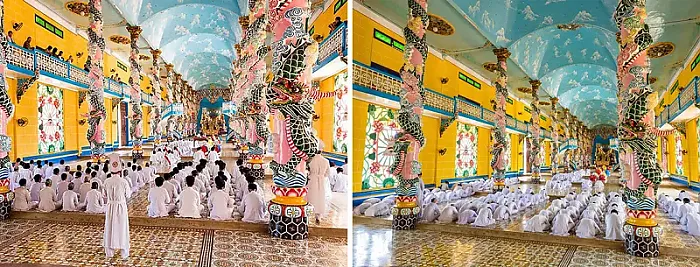 베트남 테마여행 까이다이교 사원 Cao Dai Temple