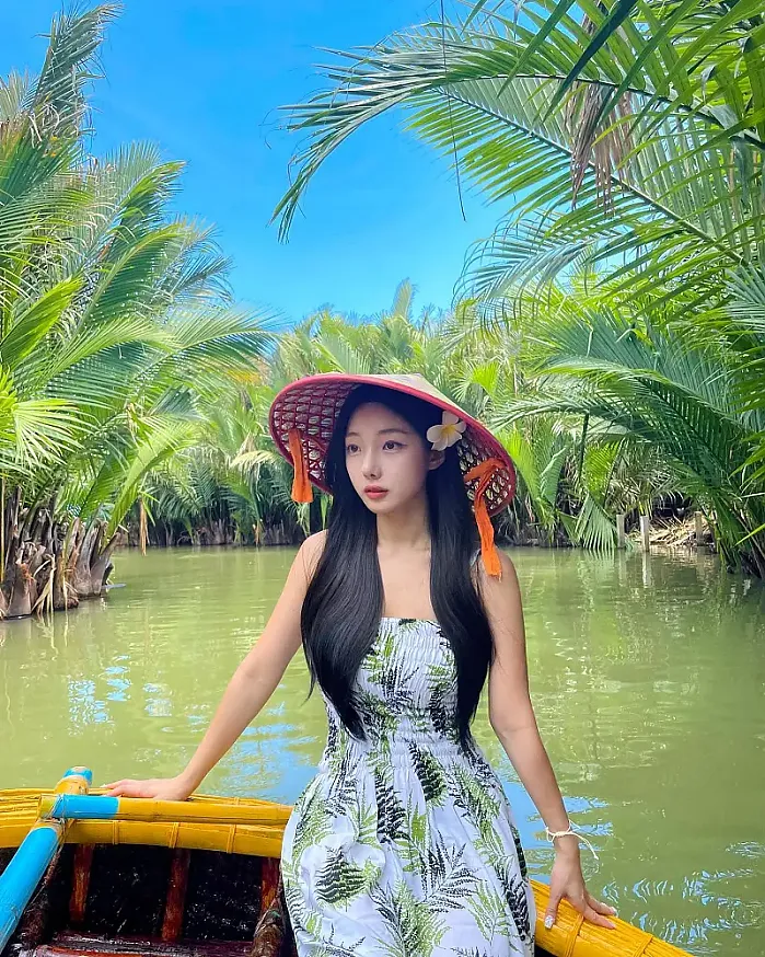 호이안 코코넛마을 바구니배 베트남 호이안 7월 2일