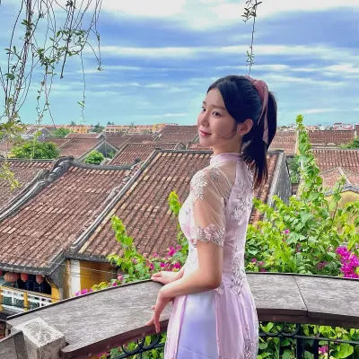 맞춤 아오자이 입구 제대로 다낭 즐겼당 베트남 호이안 7월 2일