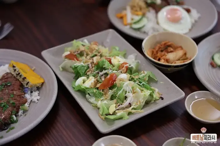 베트남 달랏 현지인 추천 식당 깔끔했던 껌땀 맛집 